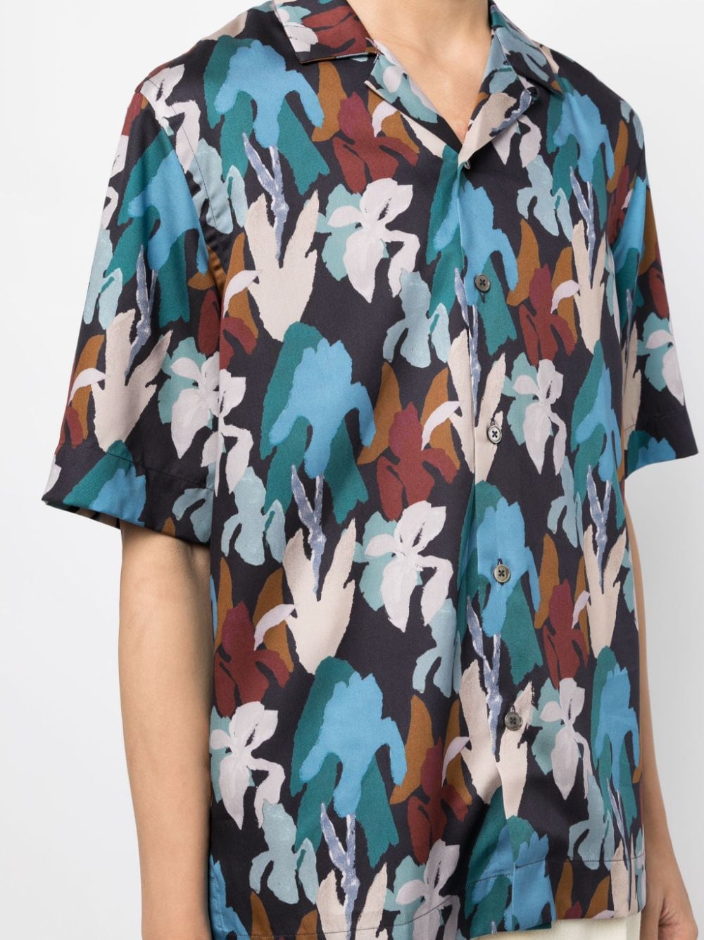 Shop Paul Smith Graphic-print Short-sleeve Shirt