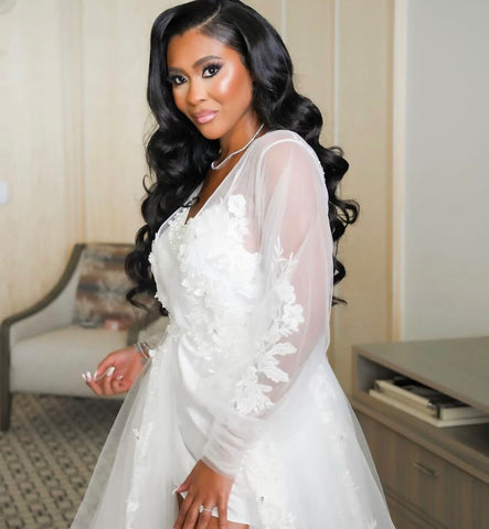 Derrick Jones Jr BRIDAL ROBE