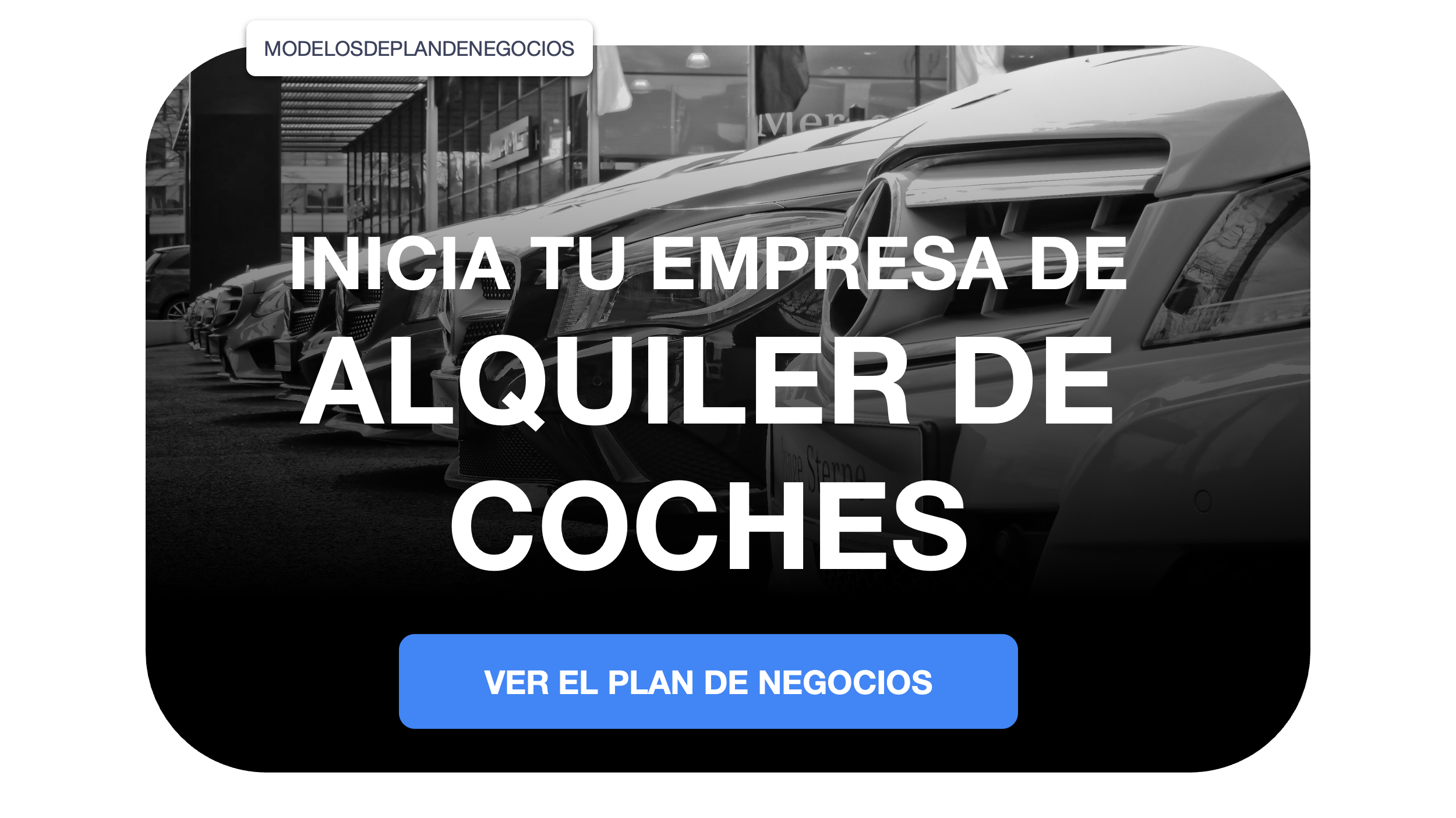 empresa de alquiler de coches plan de negocios