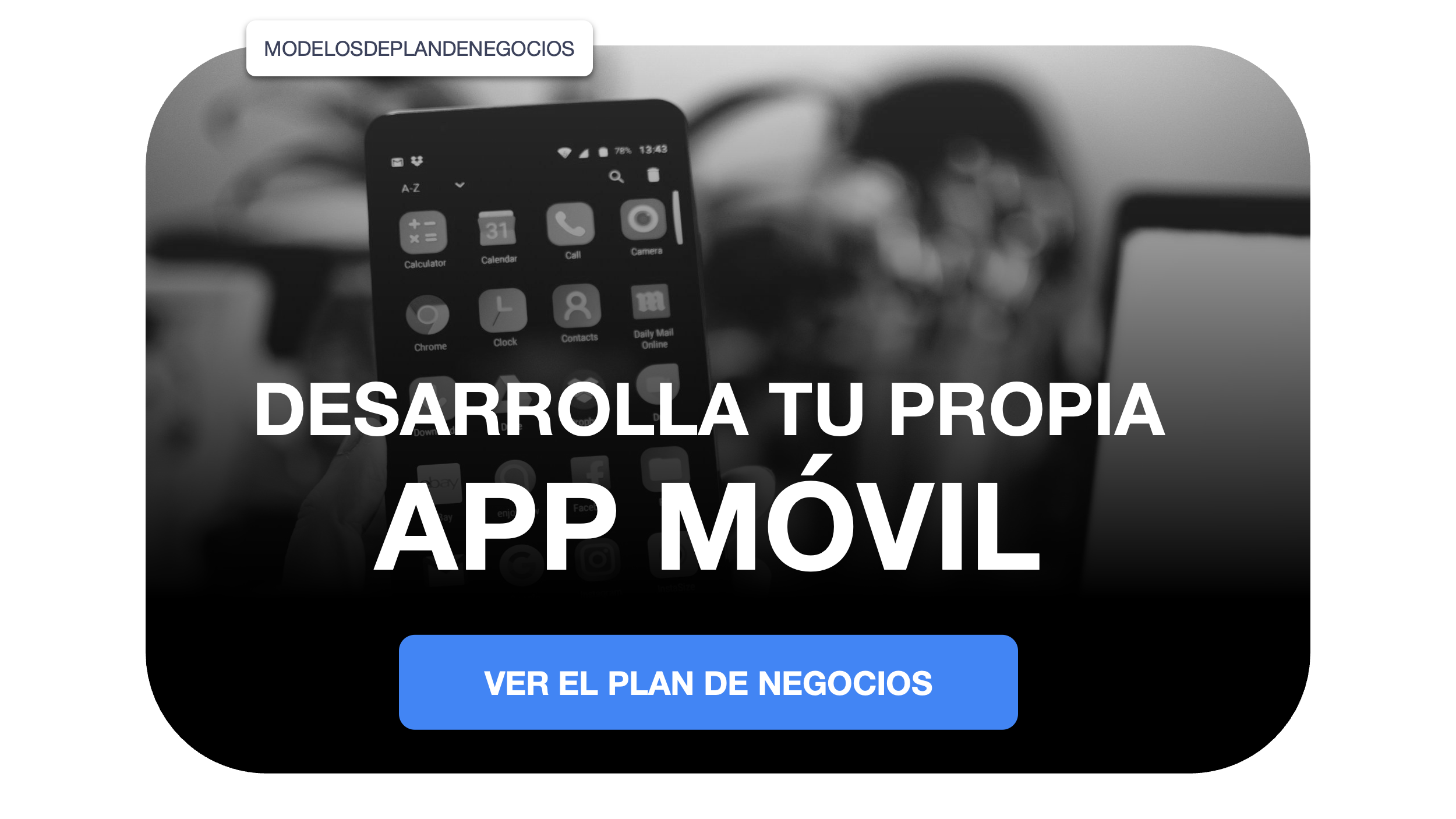 app móvil plan de negocios