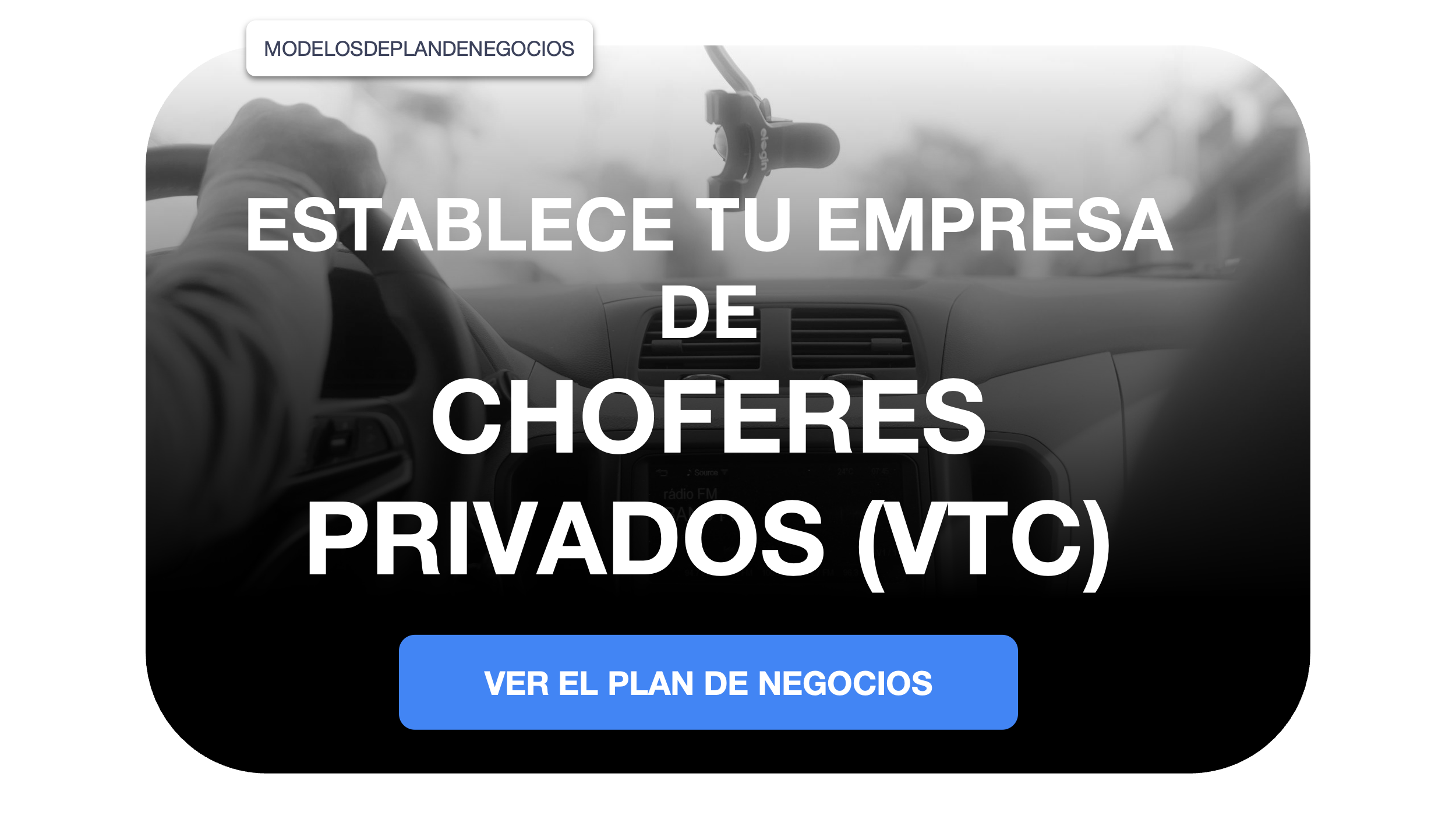 empresa de choferes privados (VTC) plan de negocios