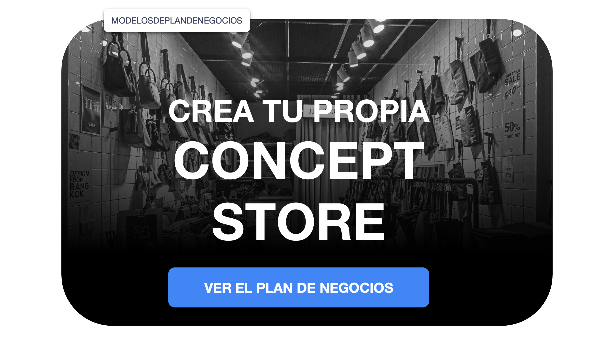 concept store plan de negocios