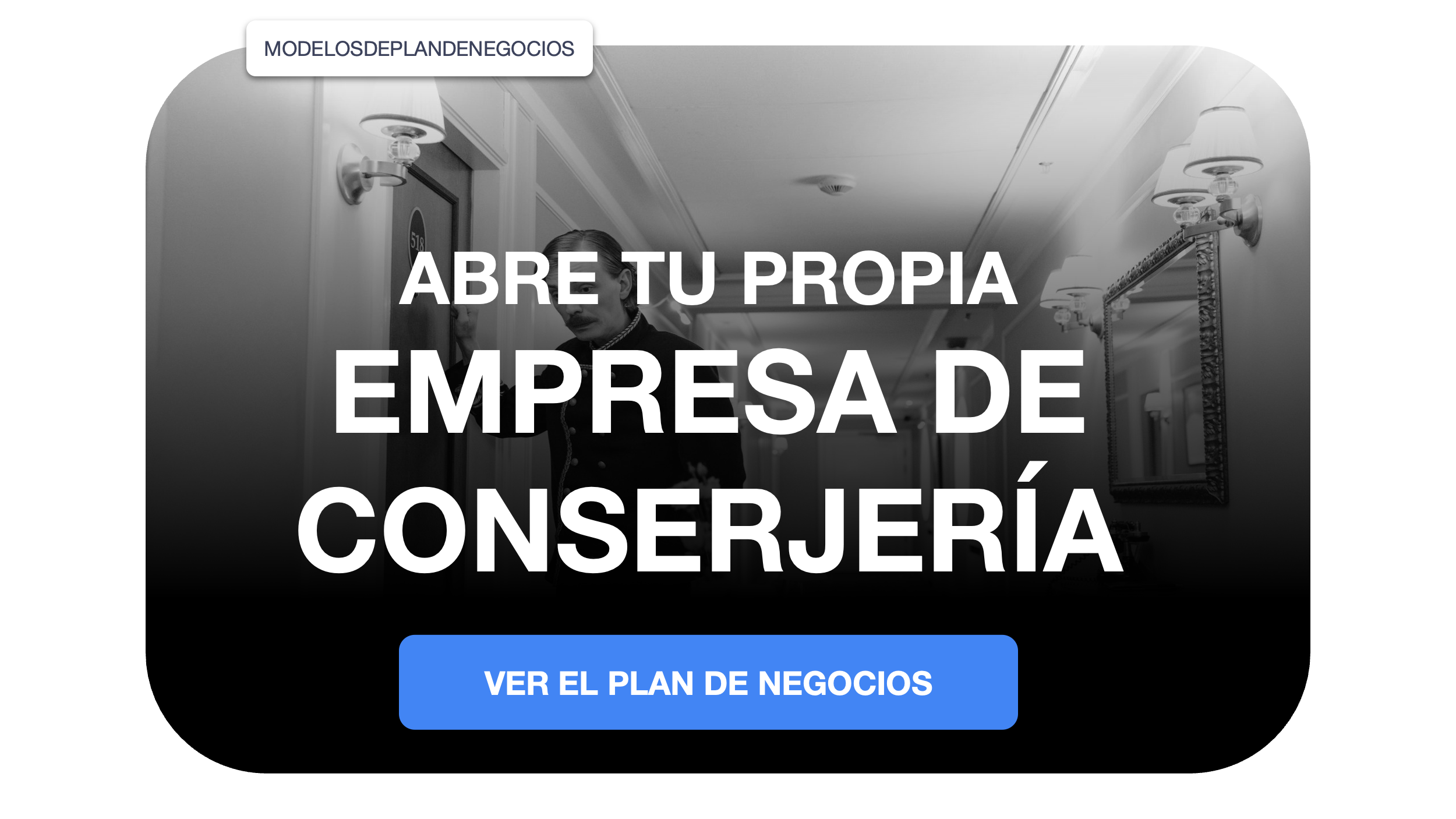 conserjería  plan de negocios