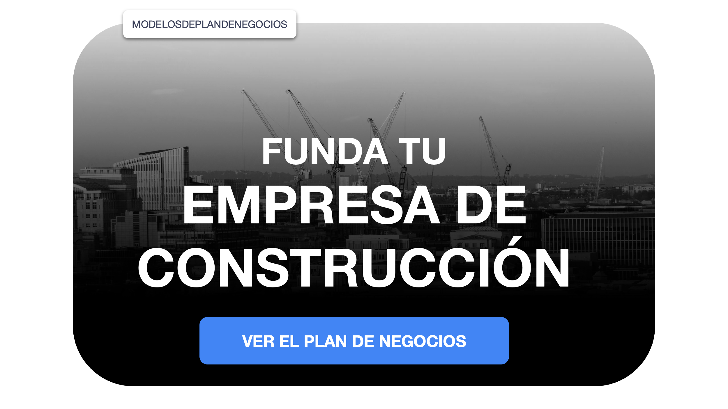 empresa de construcción (obras públicas) plan de negocios