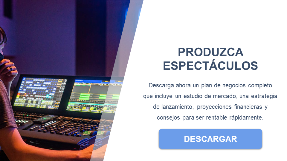 empresa de organización de espectáculos descargar business plan