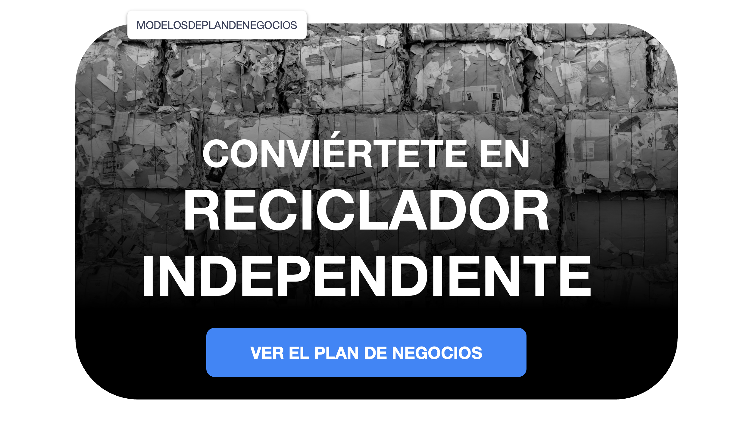 empresa de reciclajeplan de negocios