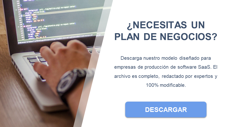 empresa de producción de software SaaS descargar business plan