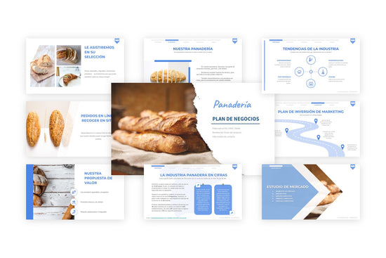 El esquema de modelo de negocio de una panadería – Modelos de plan de  negocios