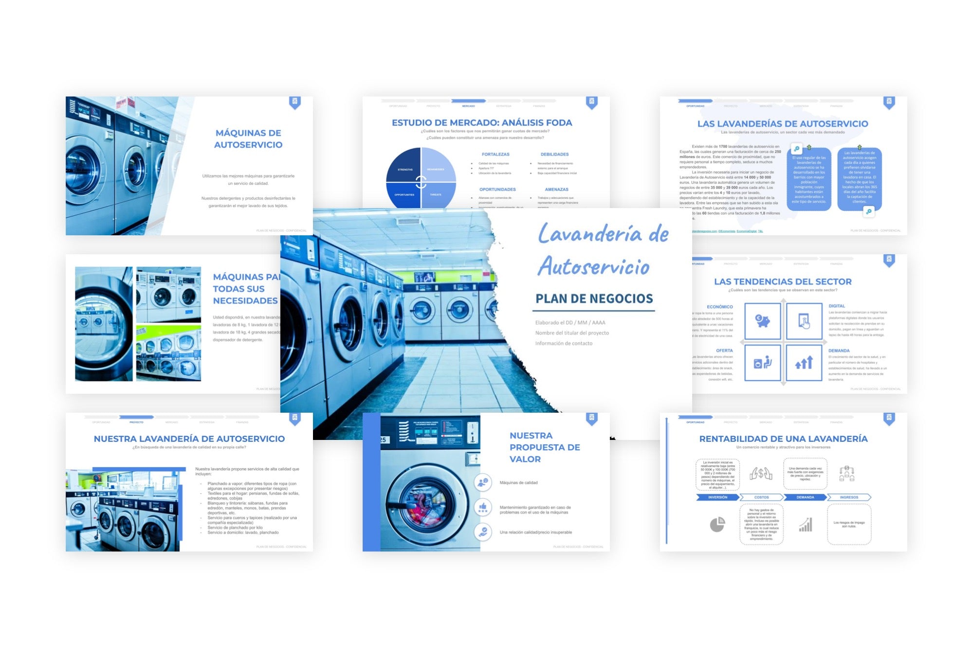 Un plan de negocios para una lavandería autoservicio – Modelos de plan de  negocios