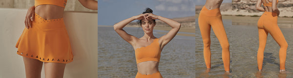 orange avtivewear