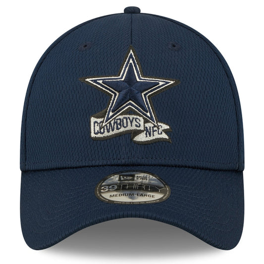 New Era, Accessories, Dallas Cowboys New Era 222 Sideline 39thirty 2tone  Flex Hat Creamnavy