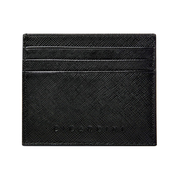 Black Saffiano Leather Card Holder