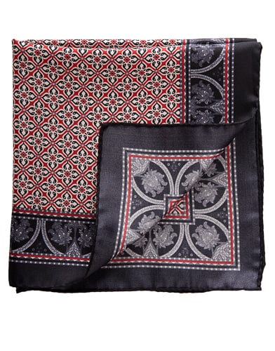 large italian silk pocket squar