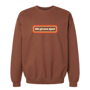 Retro Logo Crew - The Grass Spot