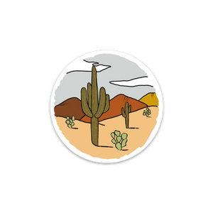 Desertscape Vinyl Sticker - Bunky Boutique