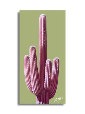 Pink Saguaro Art Print - Bunky Boutique