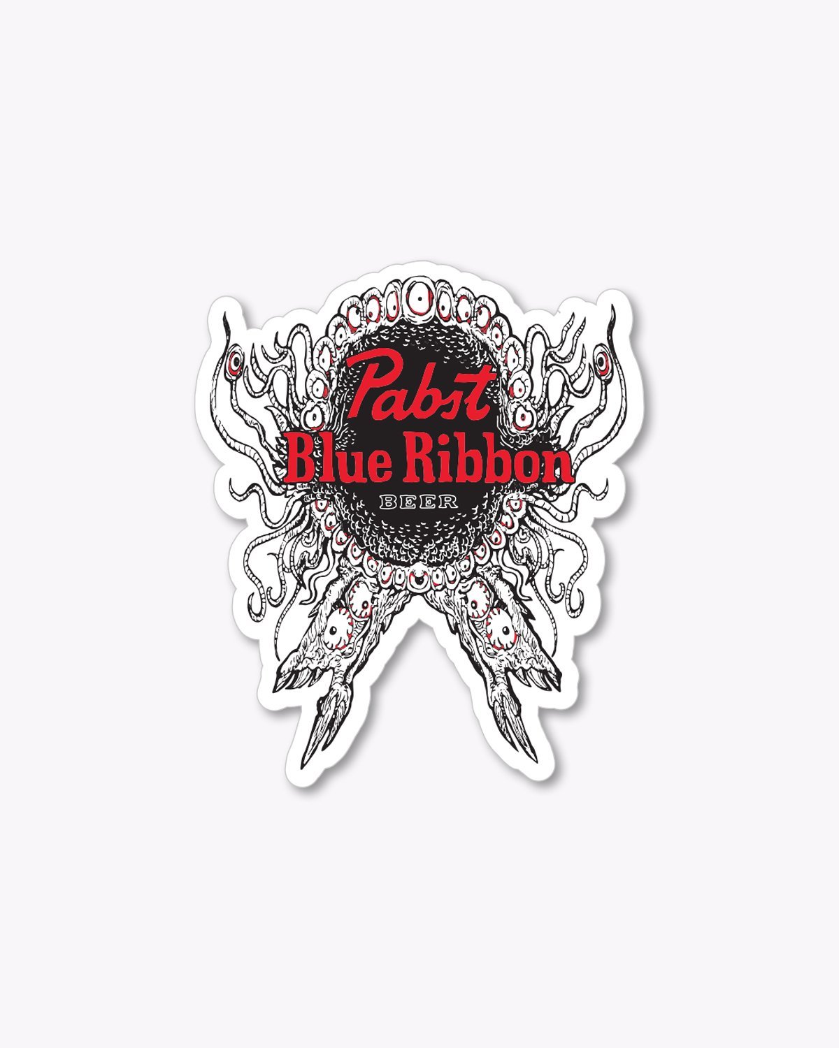 Rob Israel X Pabst Sticker Pabst Blue Ribbon Store