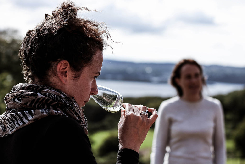 Women drinking whisky