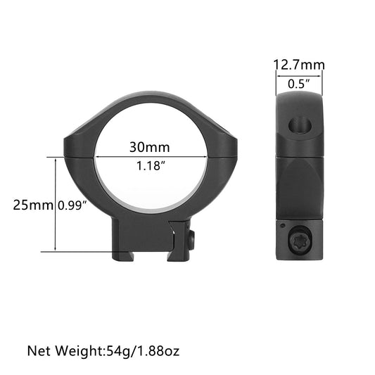 ohhunt 11mm Dovetail to Picatinny Rail Adapter Mount Low Profile