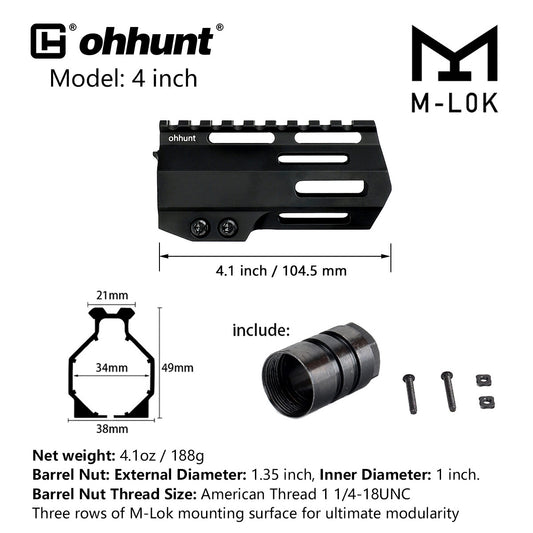 Ohhunt Tatcical Barrel Mount avec Picatinny Rail pour lampe de poche e –  ohhunt
