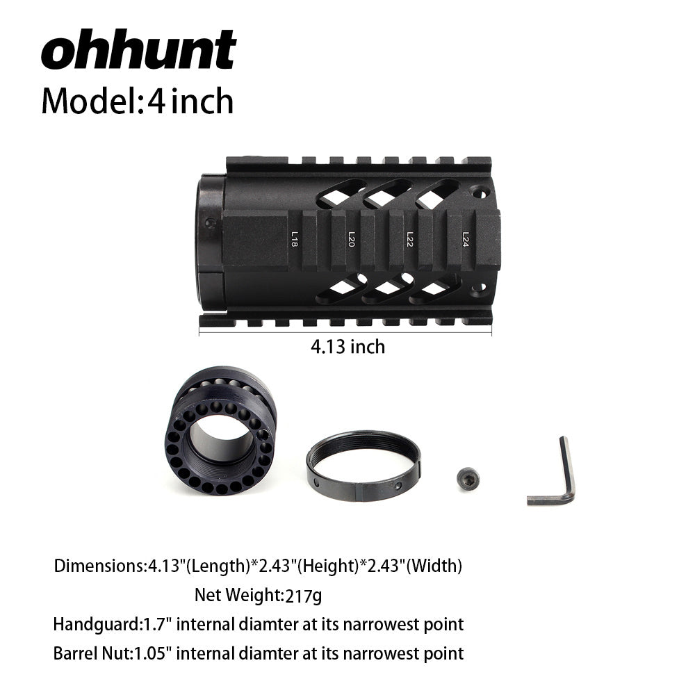 quad rail handguard 16 inch