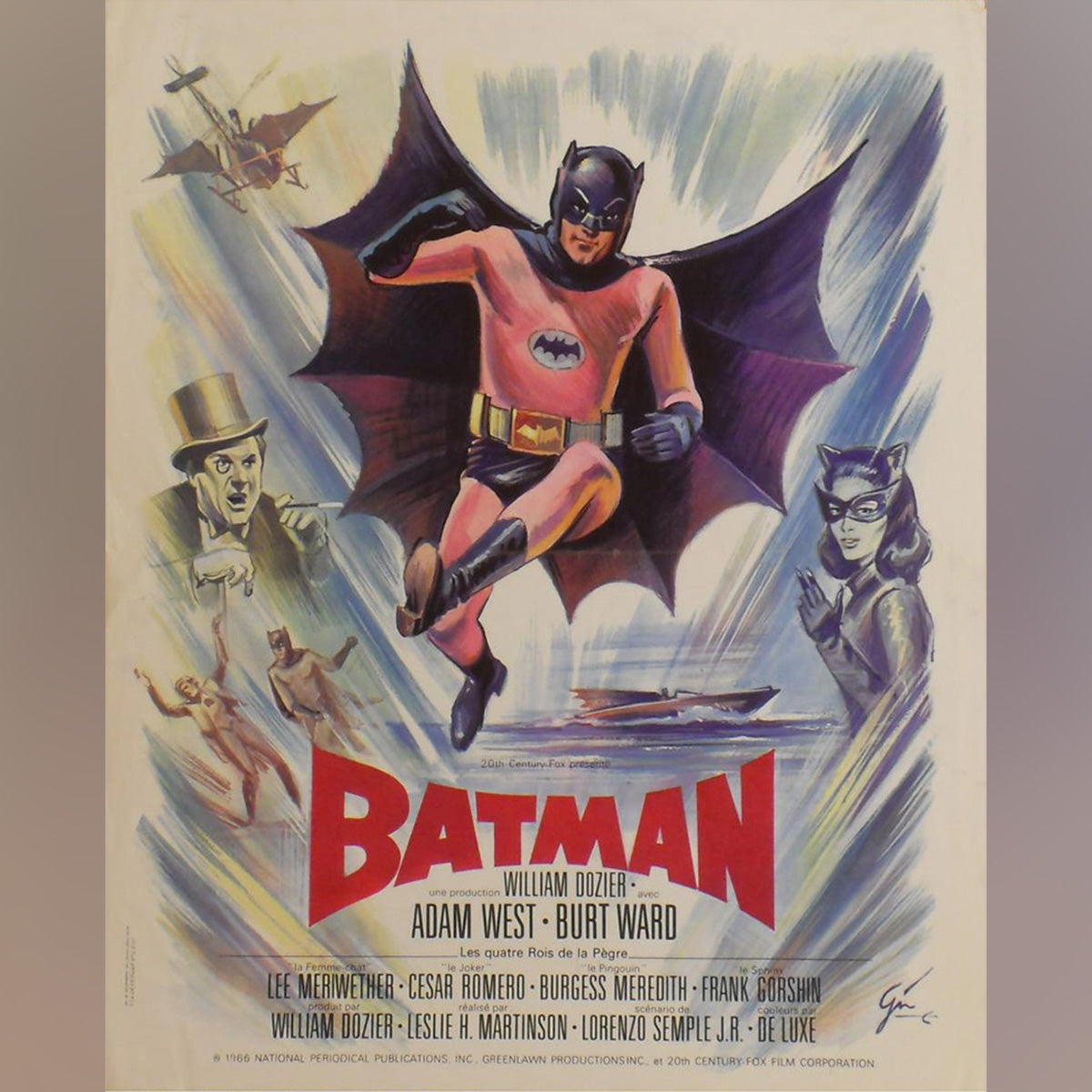 Batman: The Movie (1966) | Original Movie Poster | Vintage Film Poster – At  The Movies Posters