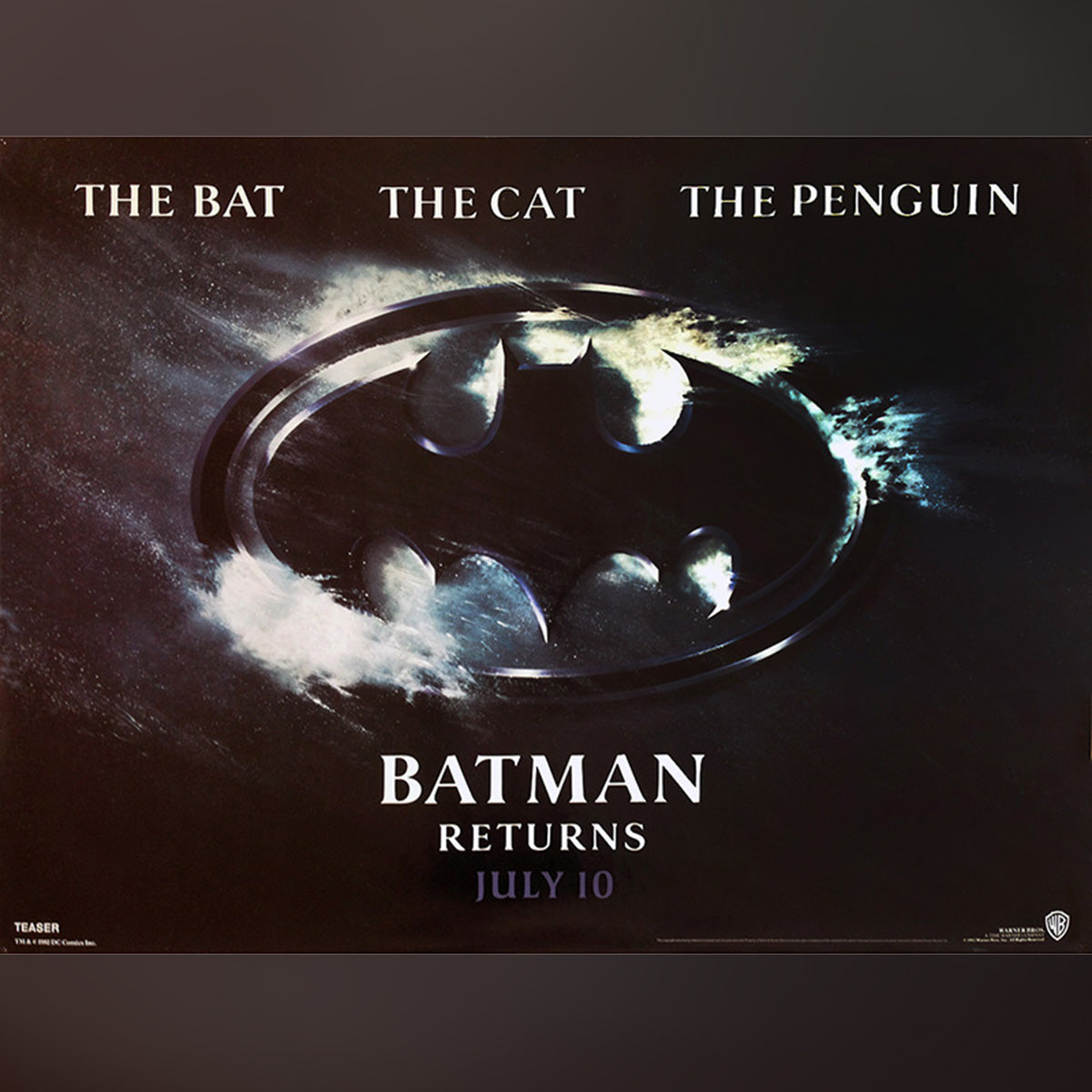 Batman Returns (1992) | Original Movie Poster | Vintage Film Poster – At  The Movies Posters