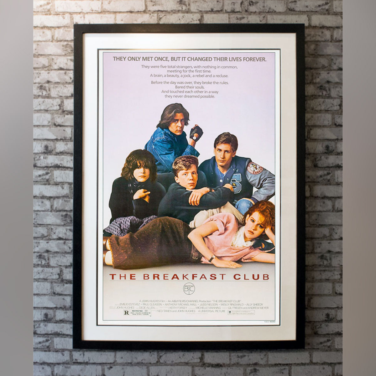 Breakfast Club The 1985 Original Movie Poster Vintage Film Poster At The Movies Posters