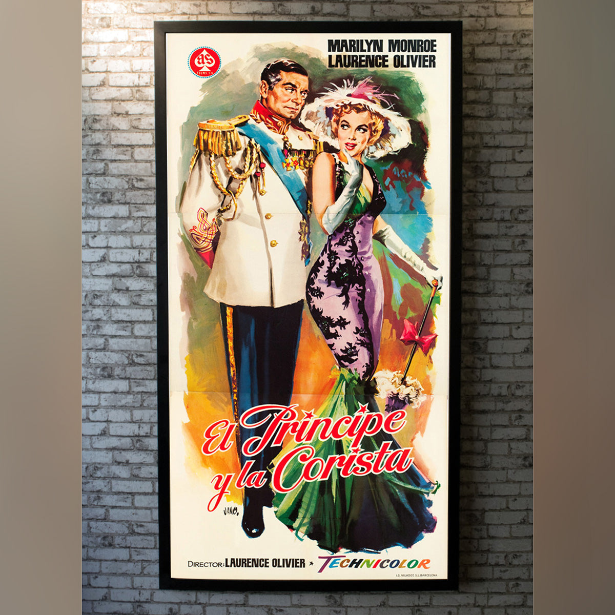 the prince and the showgirl poster