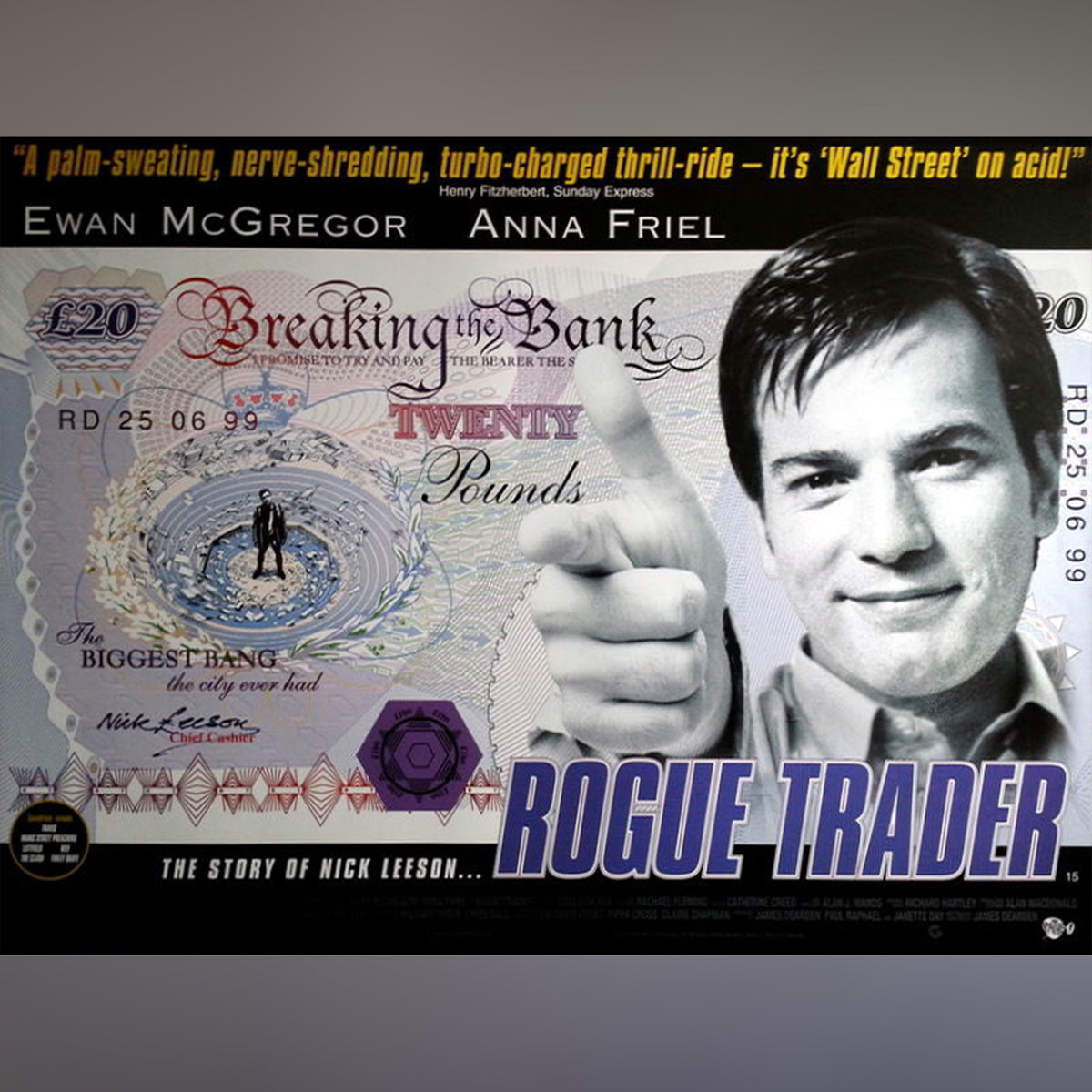Rogue Trader 2008r Original Movie Poster Vintage Film Poster At The Movies Posters