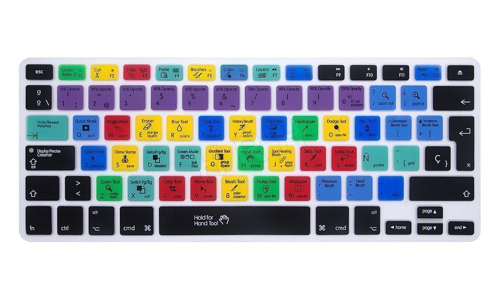 Photoshop Shortcuts Keyboard Cover For Macbook Apple Keyboards Storelgo Com
