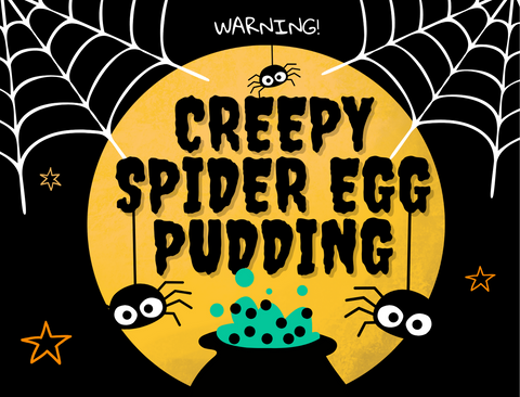 Creepy Spider Egg Pudding
