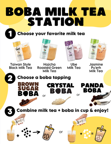 Boba Milk Tea Station for Party