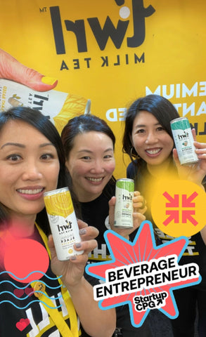 Twrl Milk Tea at expo west 2022