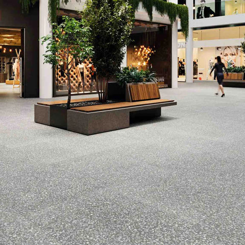 2- gray porcelain terrazzo tiles