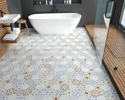 2- moroccan bathroom tiles