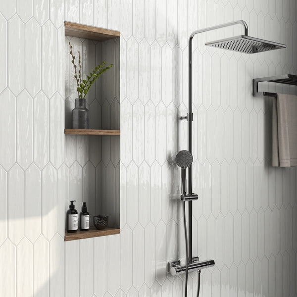 A Shower Niche Is an Absolute Must-Have in Your New Bathroom