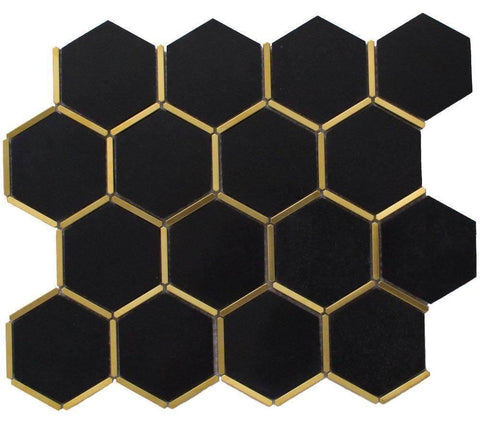 Designing For Glam with Inlay Brass Tile Collection