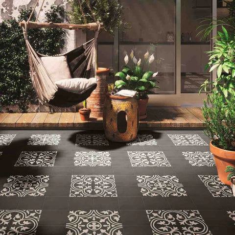 5- jazz patterned porcelain tile