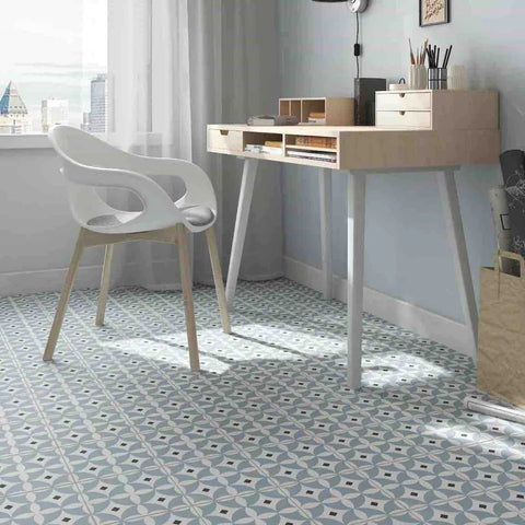 patterned porcelain tile