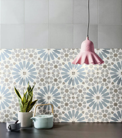 9- coastal patterned tiles