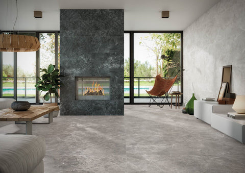 fireplace tiles in home