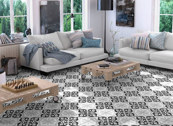 living room tile options