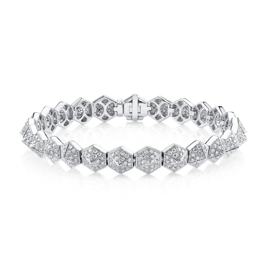 SIX-SIDED DIAMOND SPIKE BRACELET – Anita Ko