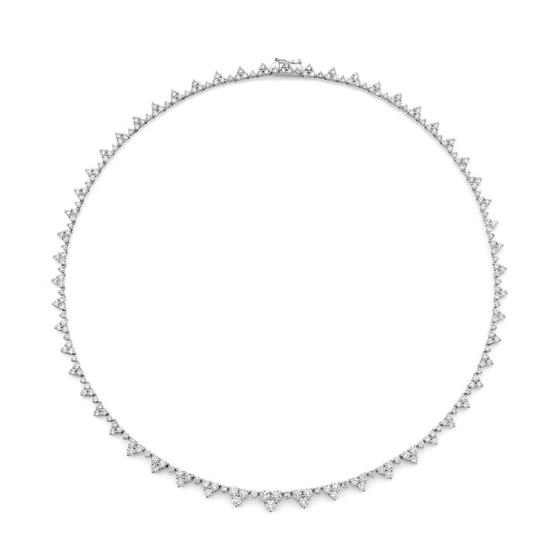 DIAMOND TRIANGLE ETERNITY CHOKER – Anita Ko