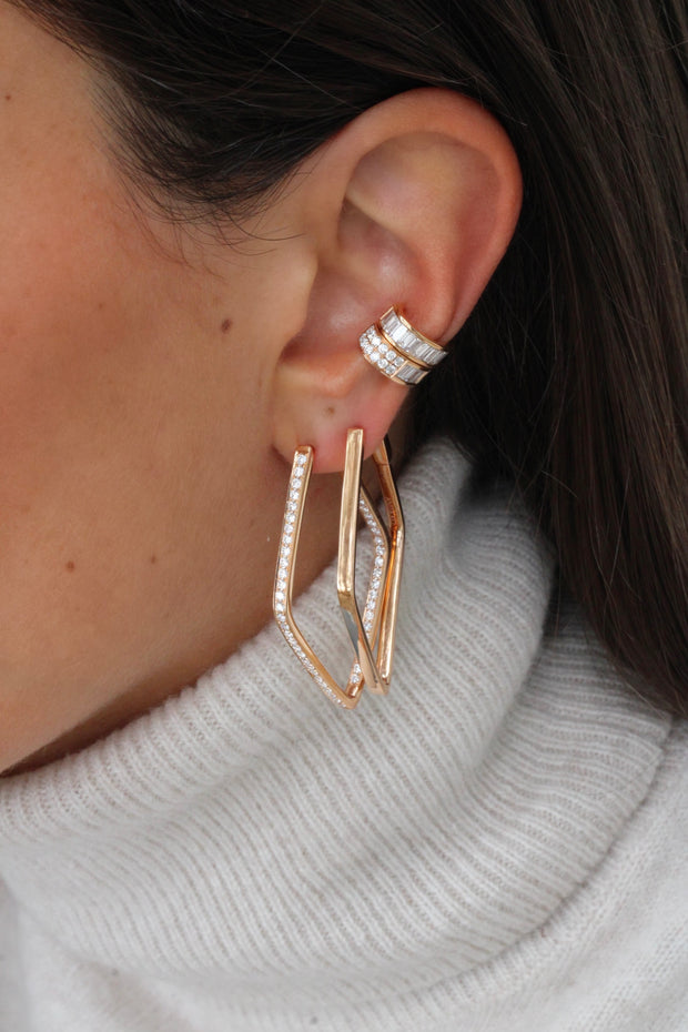 diamond shaped hoops