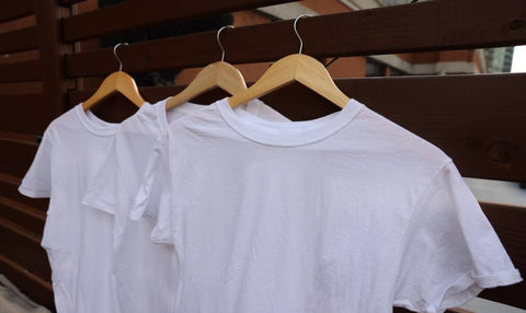 clothes drying in the sun