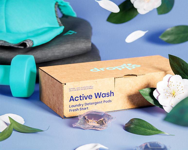 Active Wash Laundry Detergent Pods, Fresh Start – Dropps