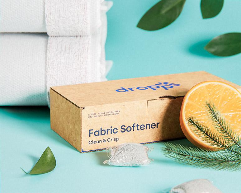 Fabric Softener Pods, Clean & Crisp – Dropps