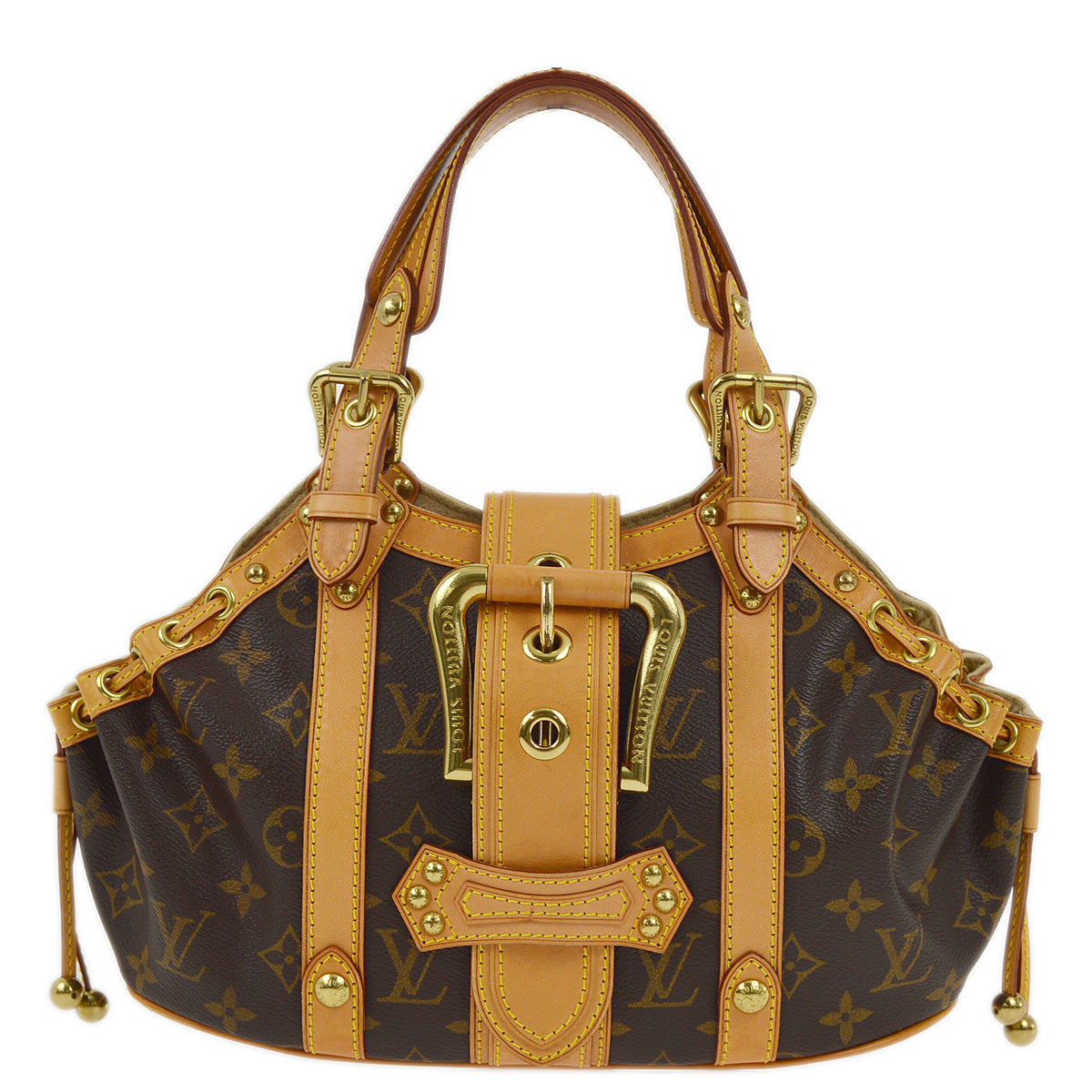 image of Louis Vuitton 2004 Monogram Theda GM Tote Handbag M92393